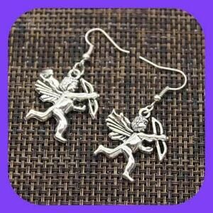 Beautiful Adorable Cherubs, Cupid Artistic Depictions of Angels of Love Earrings
